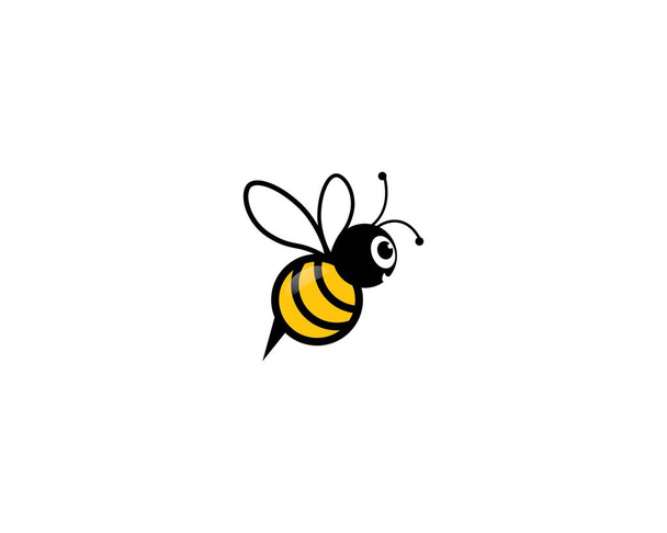 Ilustracja wektora logo pszczoły - Wektor, obraz