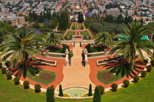 Bahai Gardens in Haifa Israel - Fotoğraf, Görsel