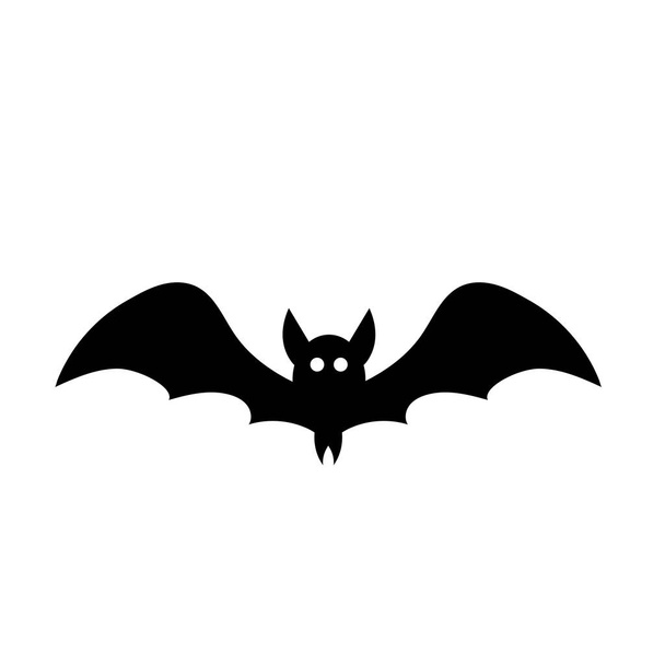 murciélago de dibujos animados vector de miedo ilustración halloween. - Vector, imagen