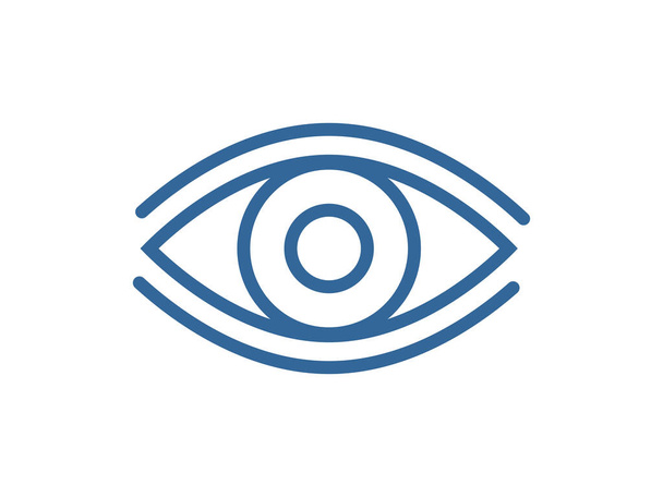 Eye line icon set. Vision, looking - Vector, Image
