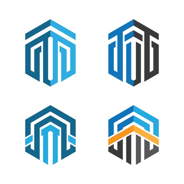 Kiinteistöjen logo kuvia kuvituksen suunnittelu - Vektori, kuva