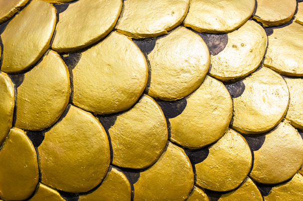 Golden dragon scale - Fotoğraf, Görsel