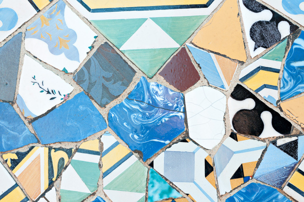 Mosaics Antonio Gaudi - Foto, Imagem