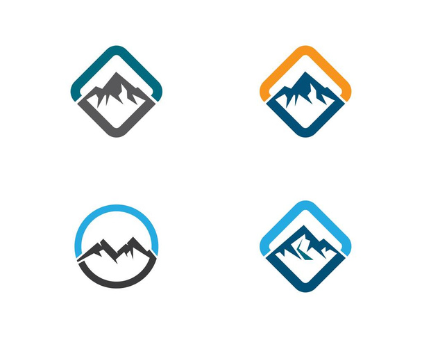 Berg Logo Vorlage Vektor Symbol Illustration Design - Vektor, Bild