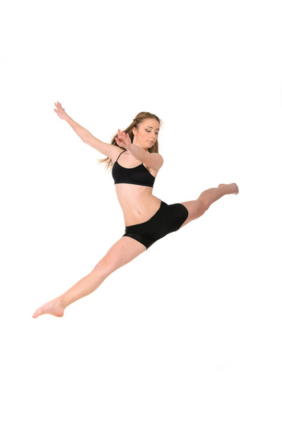 Jumping girl dancer - Foto, afbeelding