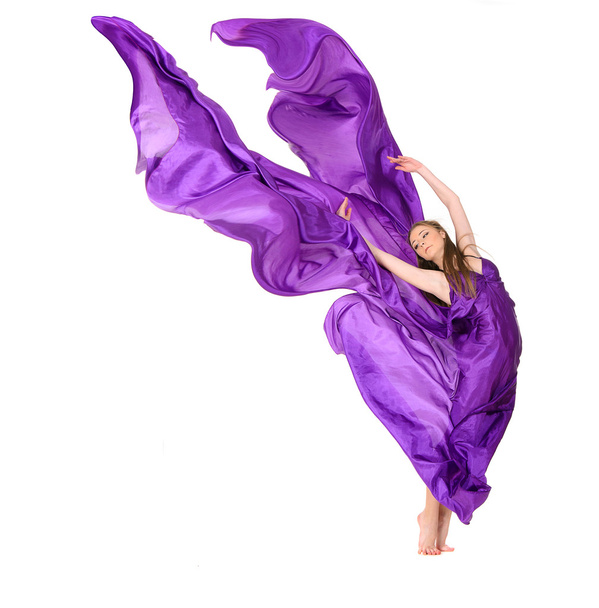 Girl dancer in flying dress - Photo, image