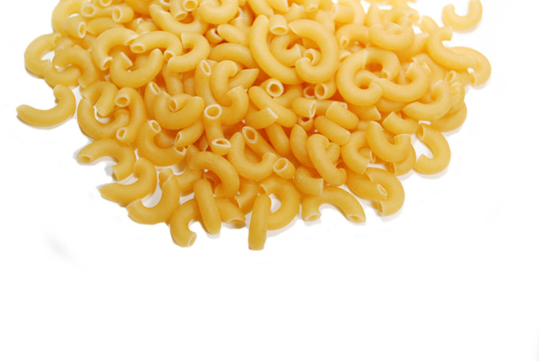 Dried Elbow Pasta Macaroni with Copy Space - Photo, Image