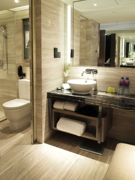 luxus szállodai szoba WC-vel - Fotó, kép