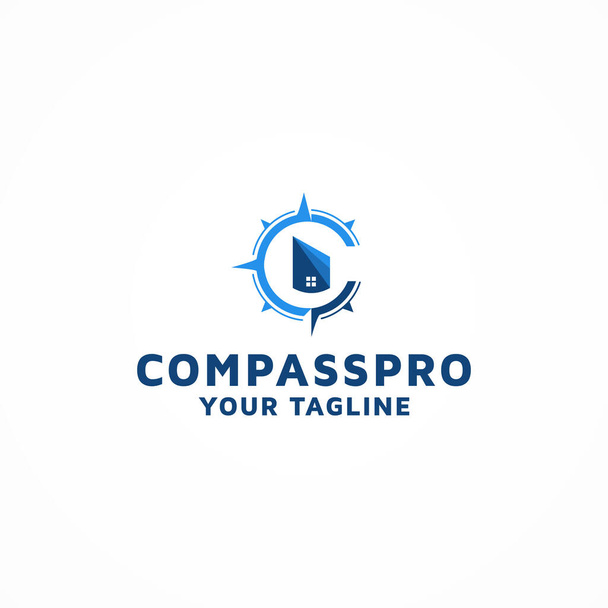 Kompass Vektor Logo Design Vorlage Idee - Vektor, Bild