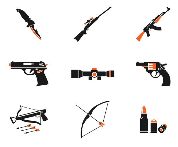 Weapon symbols - Vector, Image