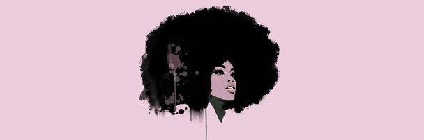 Arte negra mulher africana abstrato - Foto, Imagem