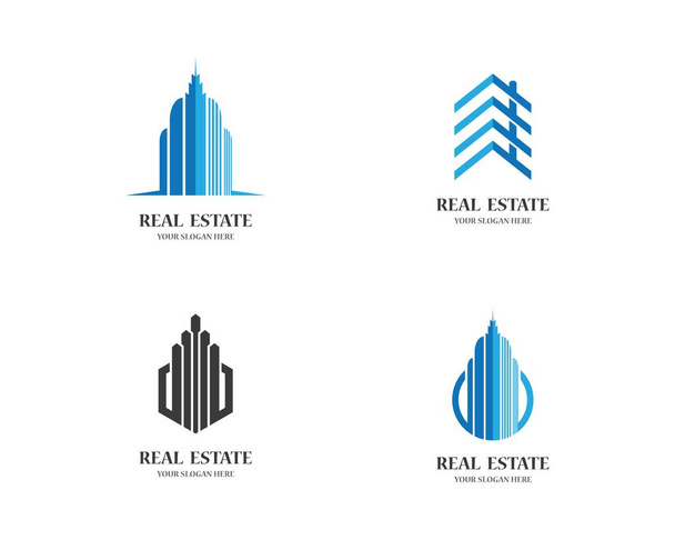 Дизайн логотипа недвижимости - Вектор,изображение