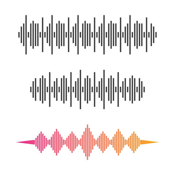 Изображения звуковых волн - Вектор,изображение