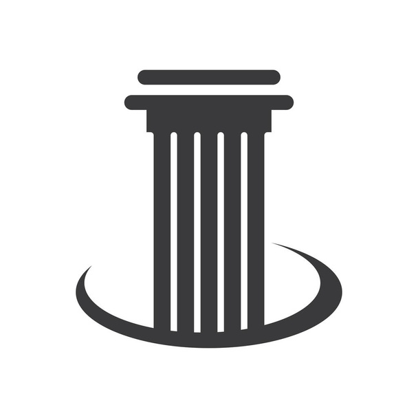 Pillar logo afbeeldingen illustratie ontwerp - Vector, afbeelding