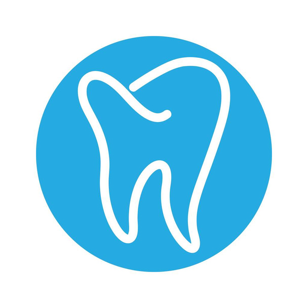 Οδοντιατρική φροντίδα λογότυπο εικόνες εικονογράφηση σχεδιασμό - Διάνυσμα, εικόνα