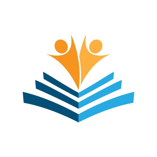 Boek logo afbeeldingen illustratie ontwerp - Vector, afbeelding