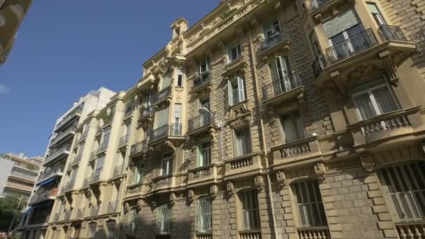 Budovy na Rue de Rivoli v Nice - Záběry, video