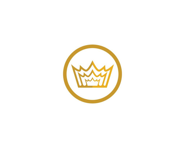 Crown Logo malli vektori kuva - Vektori, kuva
