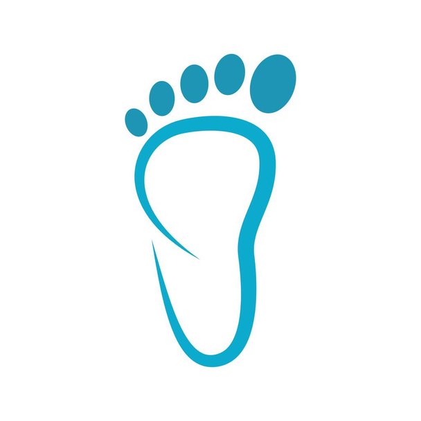 Jalka hoito logo kuvia kuvituksen suunnittelu - Vektori, kuva