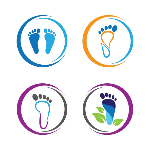 Foot care logo images illustration design - Vecteur, image
