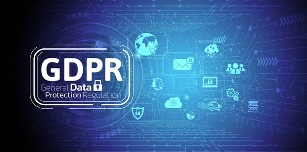 General Data Protection Regulation (GDPR) Concept. - Διάνυσμα, εικόνα
