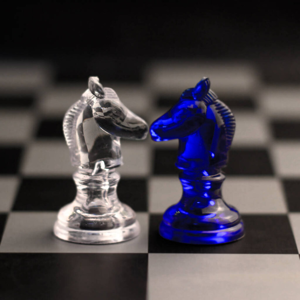 Two chess rivals in-front ready to take the challenge. - 写真・画像