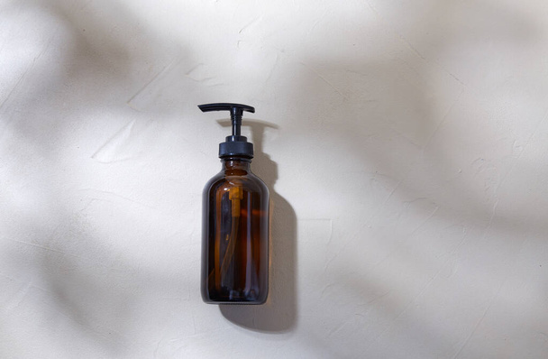 bottle of shower gel or liquid soap with dispenser - Zdjęcie, obraz