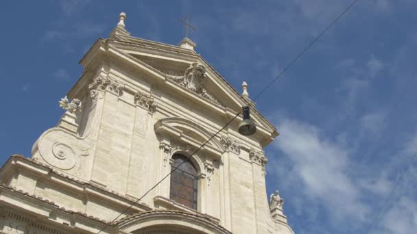 Santa Maria della Vittoria sommet de l'église - Séquence, vidéo