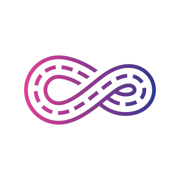 Infinity logo kuvia kuvituksen suunnittelu - Vektori, kuva