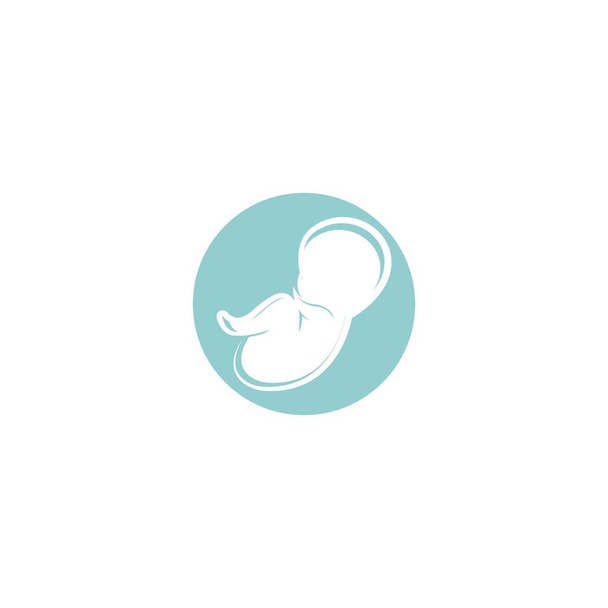 Ilustración del vector del logotipo del bebé - Vector, imagen