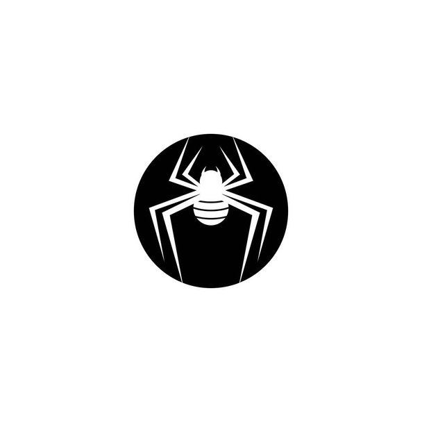 Spinne logo icon illustration design - Vektor, Bild