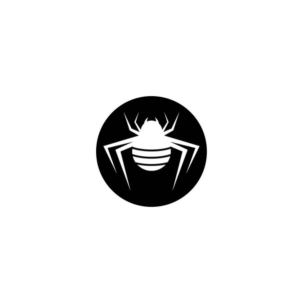 Projeto da ilustração do ícone do logotipo da aranha - Vetor, Imagem
