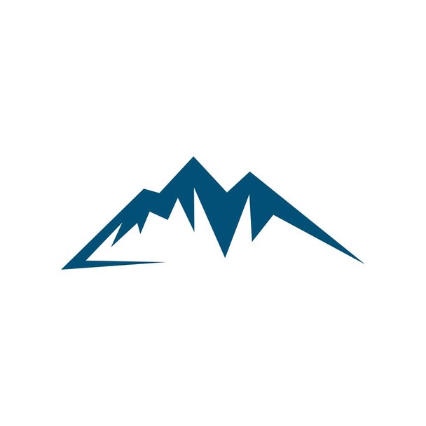 Σχεδιασμός εικονογράφησης εικονιδίου διανυσματικού προτύπου ορεινού λογότυπου - Διάνυσμα, εικόνα