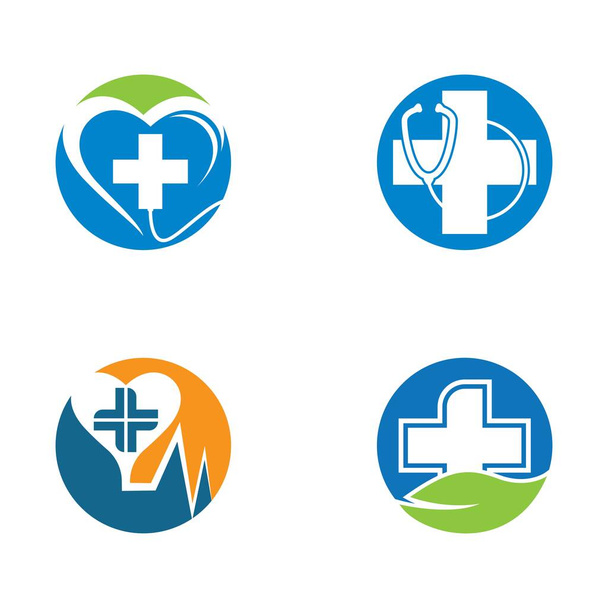 Medical logo template vector icon illustration design - Вектор, зображення