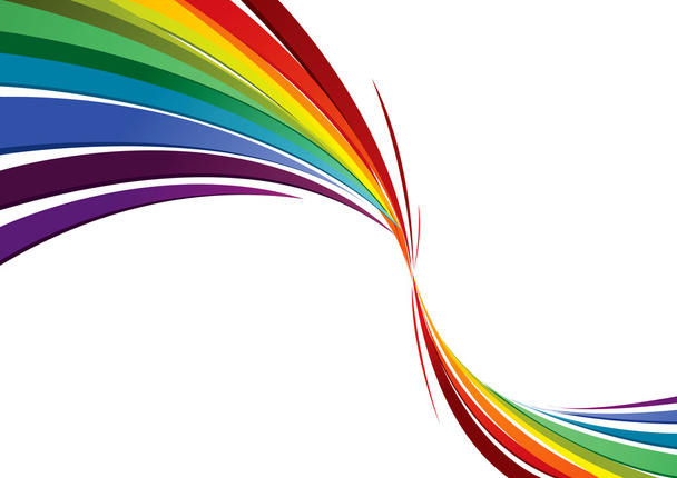 Rainbow swirl - Vector, Image