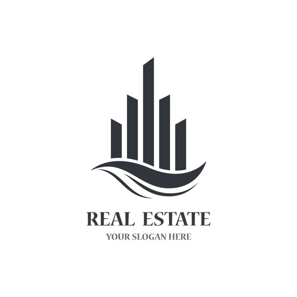 Дизайн іконок логотипу нерухомості
 - Вектор, зображення