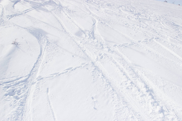 Route enneigée pour skieurs - Photo, image
