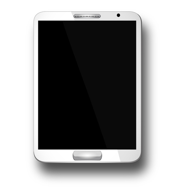 Tableta con pantalla en blanco
 - Vector, Imagen