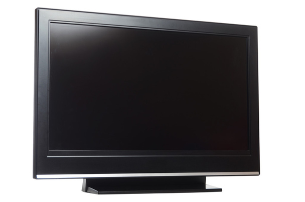  TV de pantalla plana aislada en blanco
 - Foto, imagen