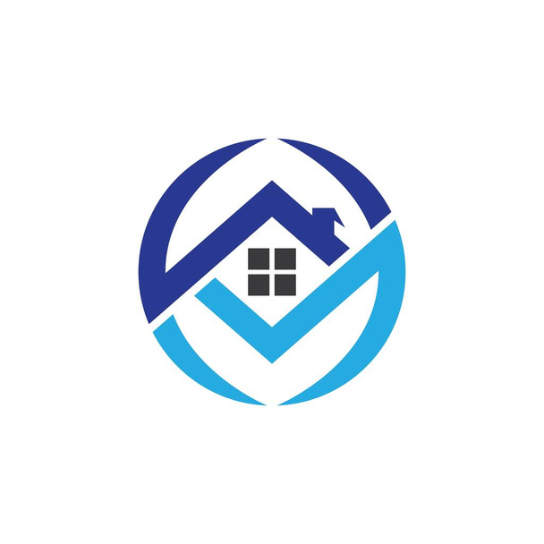 Haus Logo Vorlage Vektor Illustration Design - Vektor, Bild