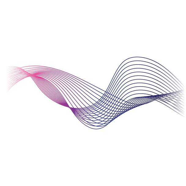 Linea d'onda vettoriale icona illustrazione design - Vettoriali, immagini
