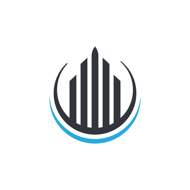 Logo immobilier icône vectorielle illustratrion - Vecteur, image