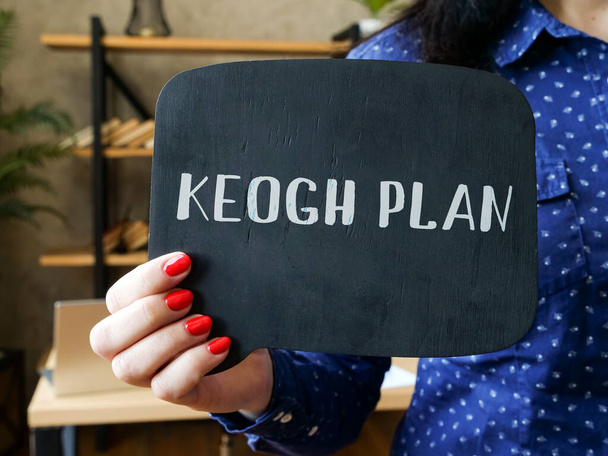 İş konsepti: KEOGH Planı. - Fotoğraf, Görsel