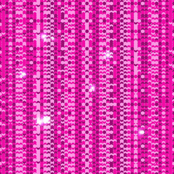 nahtlose Muster imitiert rosa Pailletten. Muster im Retro-Stil - Foto, Bild