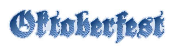 буквене позначення німецький Мюнхен Октоберфест - Вектор, зображення
