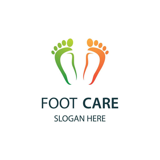 Logo per la cura dei piedi immagini illustrazione design - Vettoriali, immagini