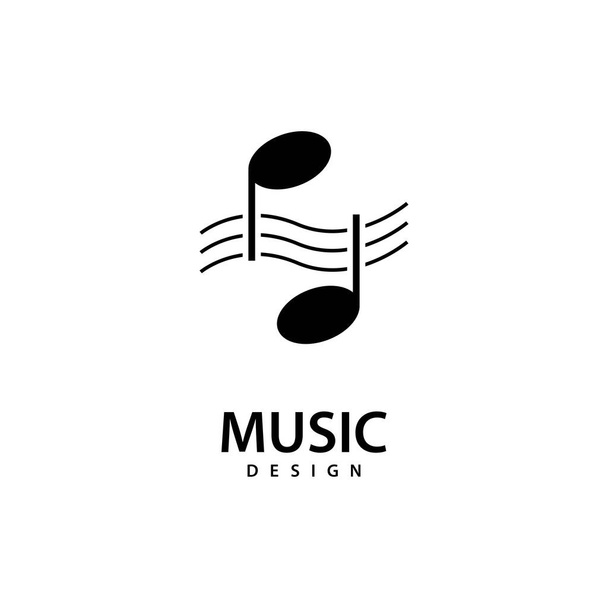 Design obrázků s logem hudby - Vektor, obrázek