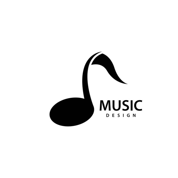 Zene logó képek illusztráció tervezés - Vektor, kép