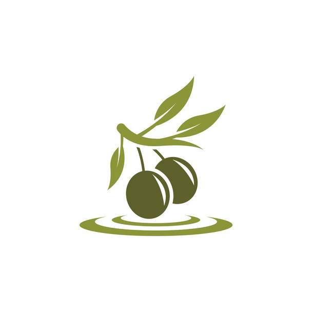 Oliivi logo kuvia kuva dersign - Vektori, kuva
