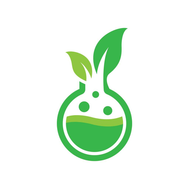 Logo di medicina naturale immagini illustrazione design - Vettoriali, immagini